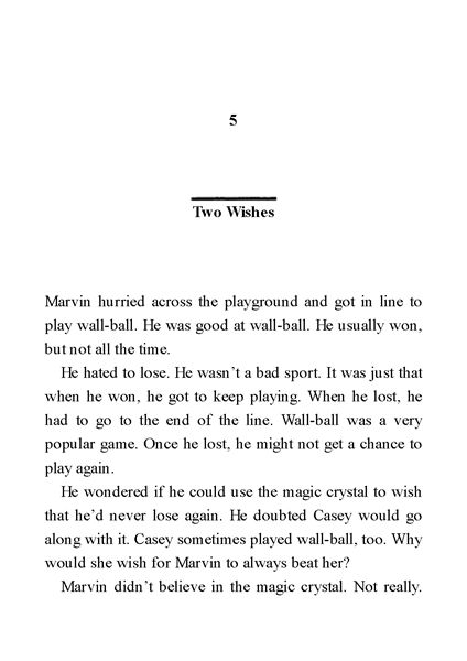 8.A Magic Crystal 5. Two Wishes -- 绘本听读宝在线台词全文