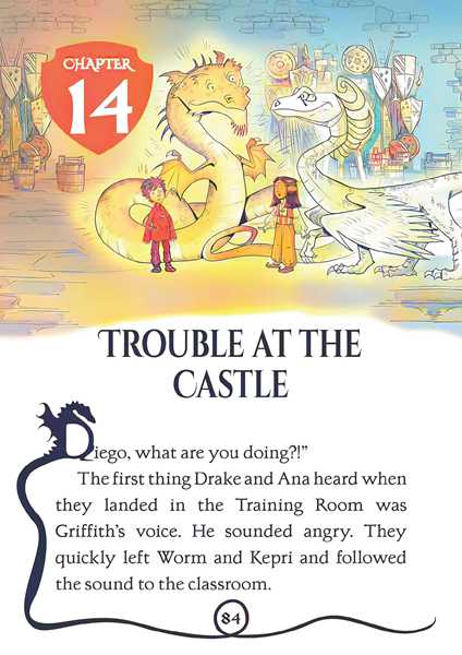 10 Walking the Rainbow Dragon 14 Trouble At the Castle -- 绘本听读宝在线台词全文