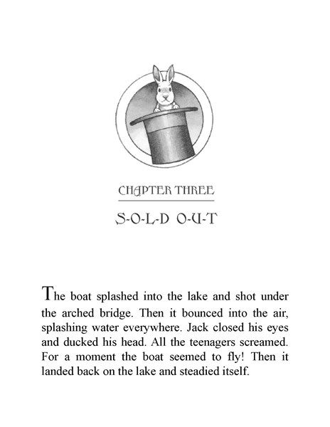 61 Hurry Up, Houdini! Ch3-S-O-L-D O-U-T -- 绘本听读宝在线台词全文