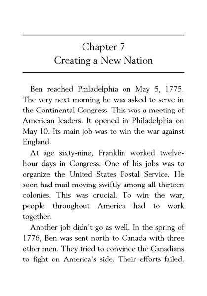 38 Who Was Ben Franklin 7 Creating a New Nation -- 绘本听读宝在线台词全文