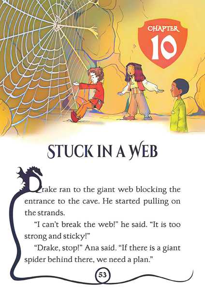 10 Walking the Rainbow Dragon 10 Stuck in A Web -- 绘本听读宝在线台词全文