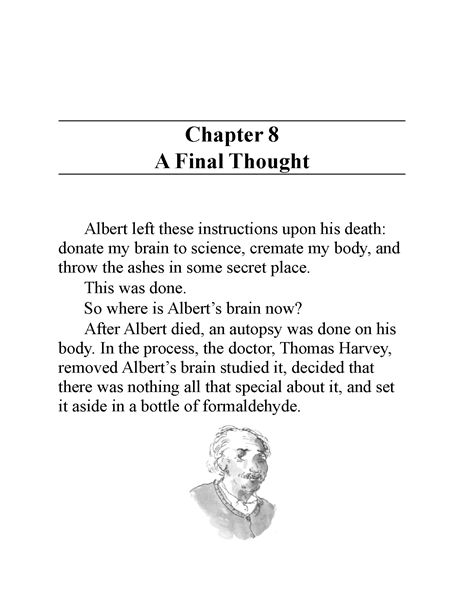 4 Who Was Albert Einstein 9 Chapter 8 A Final Thought -- 绘本听读宝在线台词全文