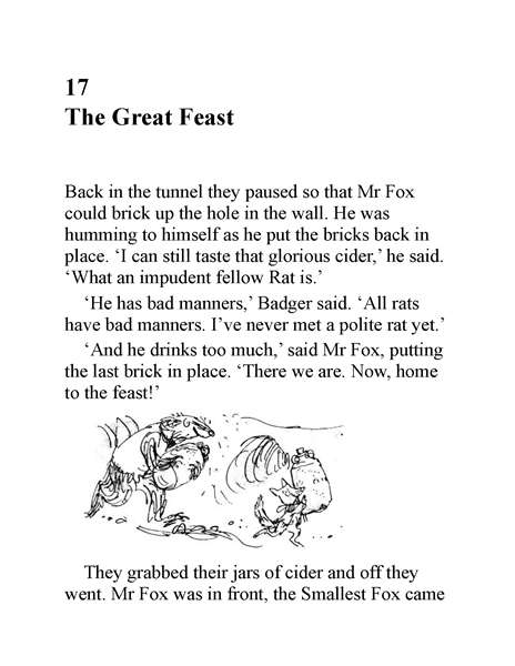 了不起的狐狸爸爸 17 The Great Feast -- 绘本听读宝在线台词全文
