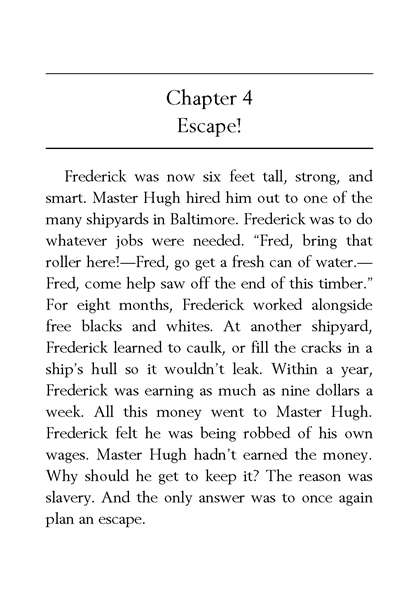 42 Who Was Frederick Douglass 4 Escape! -- 绘本听读宝在线台词全文