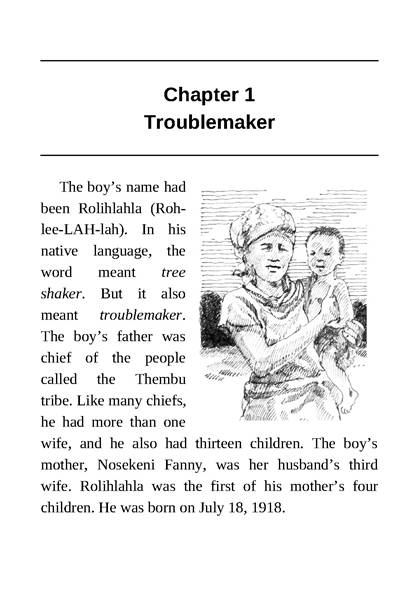 1 Who Was Nelson Mandela 1 Troublemaker -- 绘本听读宝在线台词全文