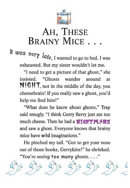 3 Cat and Mouse in a Haunted House 17-AH, THESE BRAINY MICE -- 绘本听读宝在线台词全文