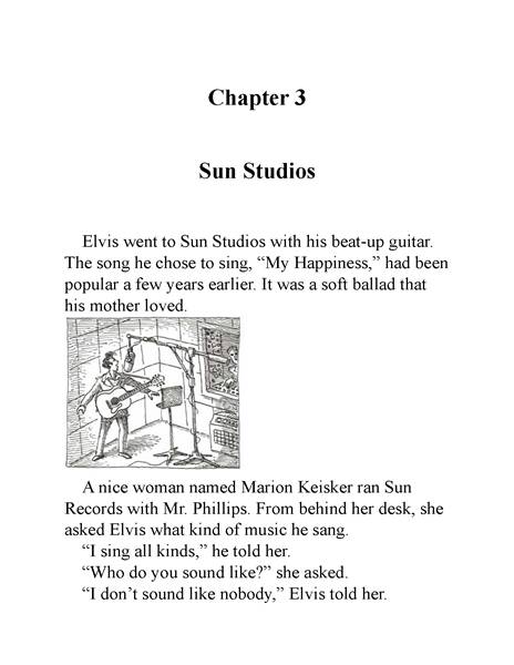 15 Who Was Elvis Presley 4 Chapter 3 Sun Studios -- 绘本听读宝在线台词全文