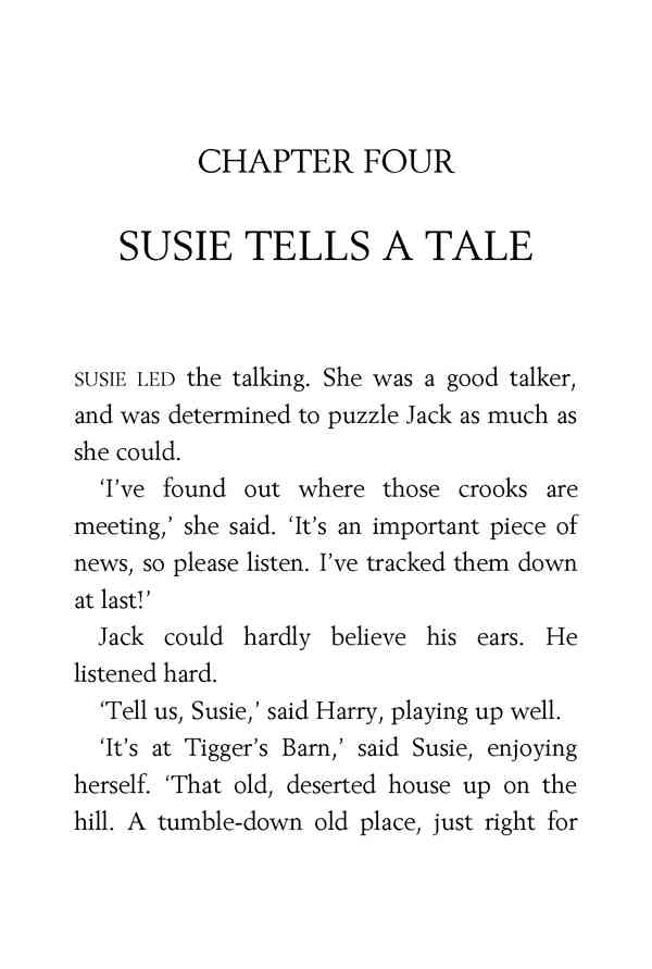 4 Secret Seven On The Trail 4 SUSIE TELLS A TALE -- 绘本听读宝在线台词全文