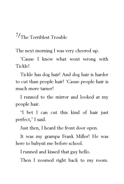 11 Junie B. Jones Is a Beauty Shop Guy 7. The Terriblest Trouble -- 绘本听读宝在线台词全文