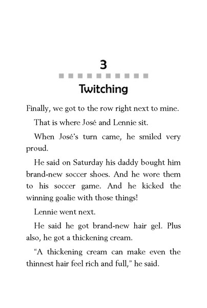 21 Junie B. First Grader - Cheater Pants 3. Twitching -- 绘本听读宝在线台词全文