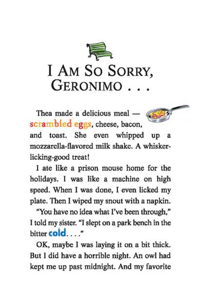 6 Paws Off, Cheddarface! 18-I AM SO SORRY, GERONIMO -- 绘本听读宝在线台词全文