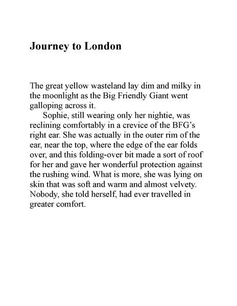 好心眼的巨人 17 Journey to London -- 绘本听读宝在线台词全文