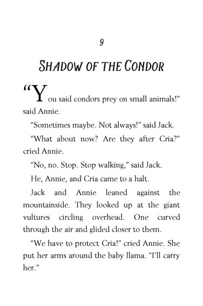 34 Late Lunch with Llamas 9 Shadow of the Condor -- 绘本听读宝在线台词全文
