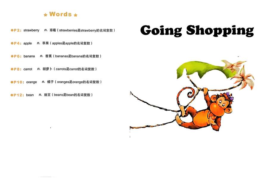 第三辑 Going Shopping -- 绘本听读宝在线台词全文