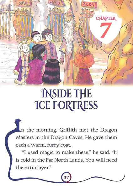 9 Chill of the Ice Dragon 7 Inside The Ice Fortress -- 绘本听读宝在线台词全文