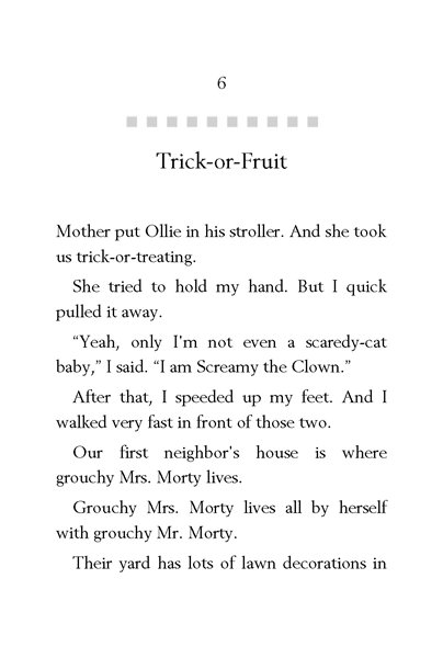 24 Junie B. First Grader - Boo and I Mean It! 6. Trick-or-Fruit -- 绘本听读宝在线台词全文